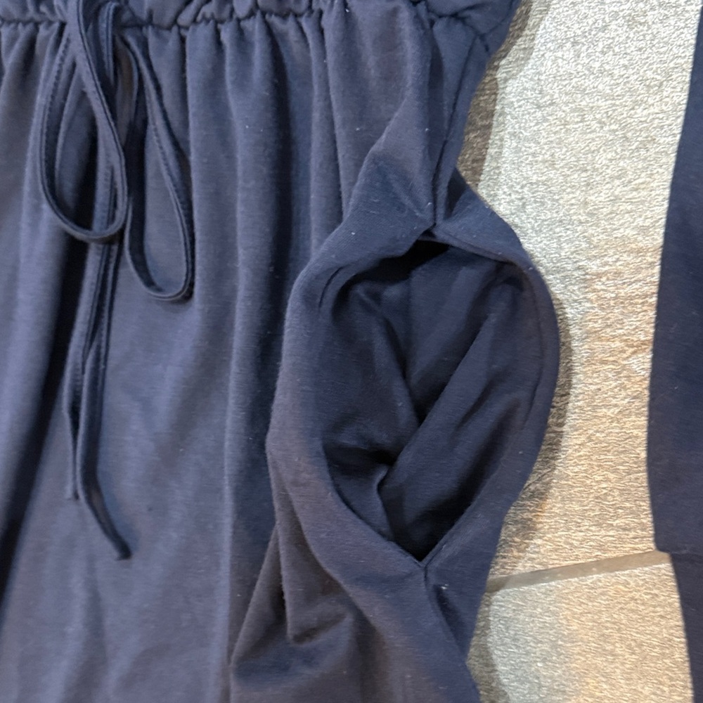 Navy Blue Jersey Women’s Dress - Picture 5 of 16